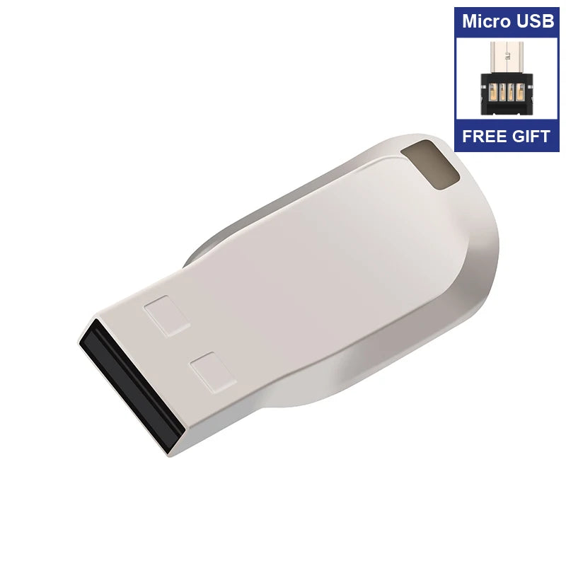 Chiavetta USB da 64 GB, 32 GB, 16 GB, 8 GB; chiavetta USB da 128 GB; chiavetta USB impermeabile; disco USB 2.0; chiavetta USB; adattatore Type-C o Micro in omaggio