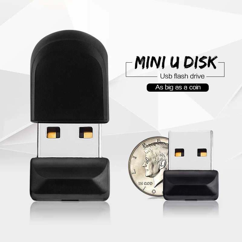 Chiavetta USB da 32 GB, pen drive da 64 GB, mini chiavetta USB 2.0 in metallo da 16 GB e 128 GB, pendrive di memoria, chiavetta di archiviazione esterna da 64 GB