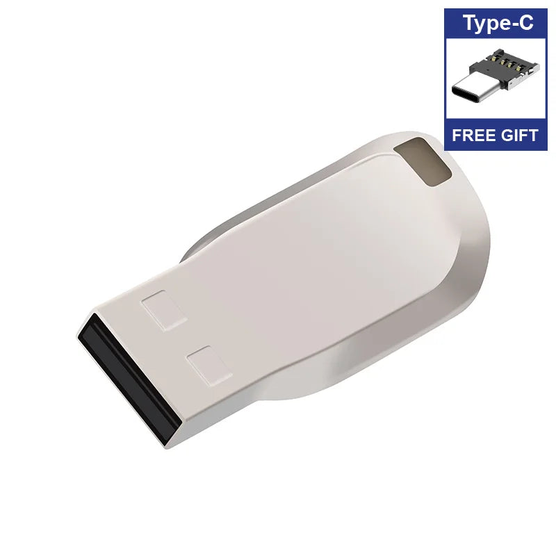 Chiavetta USB da 64 GB, 32 GB, 16 GB, 8 GB; chiavetta USB da 128 GB; chiavetta USB impermeabile; disco USB 2.0; chiavetta USB; adattatore Type-C o Micro in omaggio
