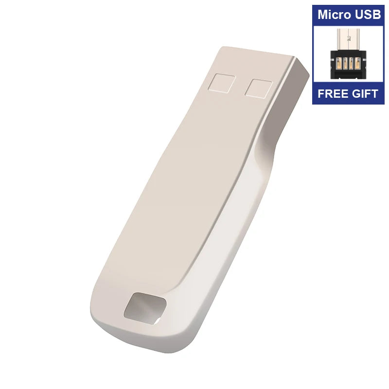 Chiavetta USB da 64 GB, 32 GB, 16 GB, 8 GB; chiavetta USB da 128 GB; chiavetta USB impermeabile; disco USB 2.0; chiavetta USB; adattatore Type-C o Micro in omaggio