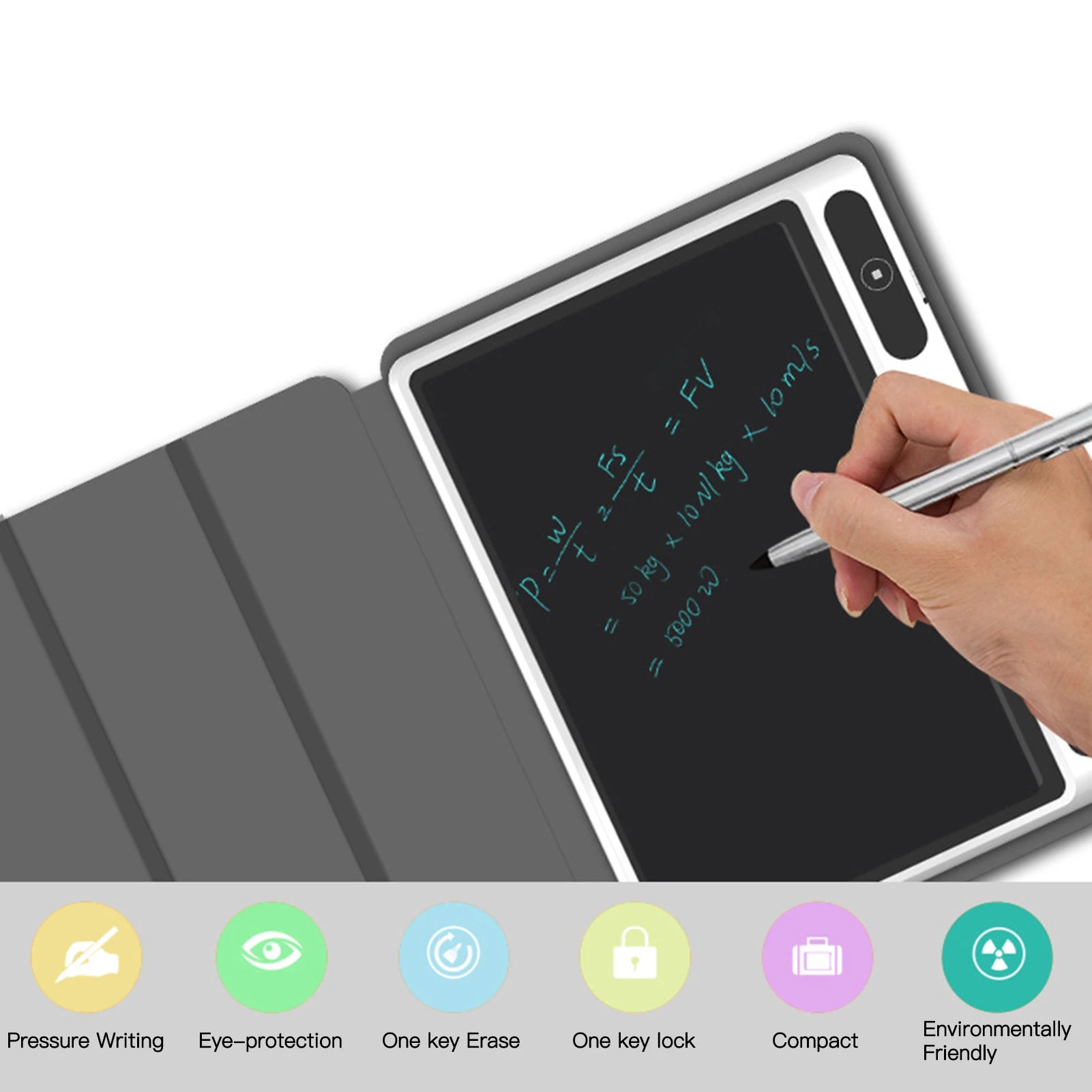 Tablet LCD da 10,1 pollici per scrittura, tavoletta per scrittura a mano libera, tavoletta elettronica portatile, tavoletta ultrasottile, tavoletta grafica digitale