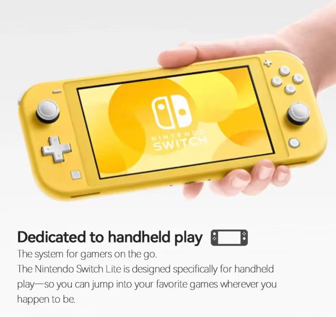 Nintendo switch lite yellow