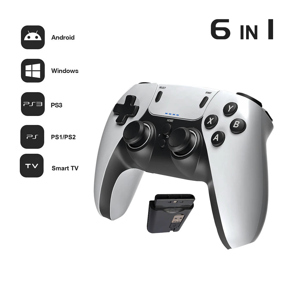Wireless Gaming Controller per PS1 PS2 PS3 PC Android Wireless Controller Video Gamepad