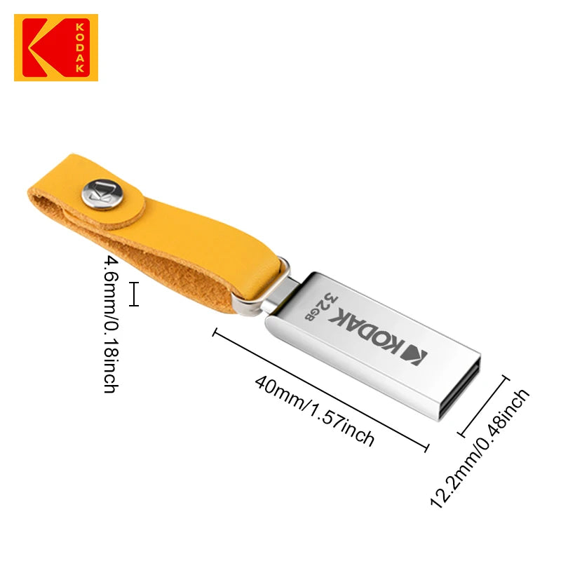 KODAK Pen Drive USB 2.0 32GB 64GB 128GB K122 USB Flash Drive Memory Pendrive