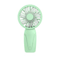 Mini ventilatore tascabile portatile leggero ricaricabile tramite USB, per rinfrescarsi in movimento.