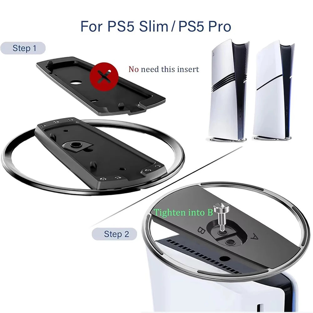 Supporto verticale portatile per PS5 e PS5 Slim (versione con disco digitale)