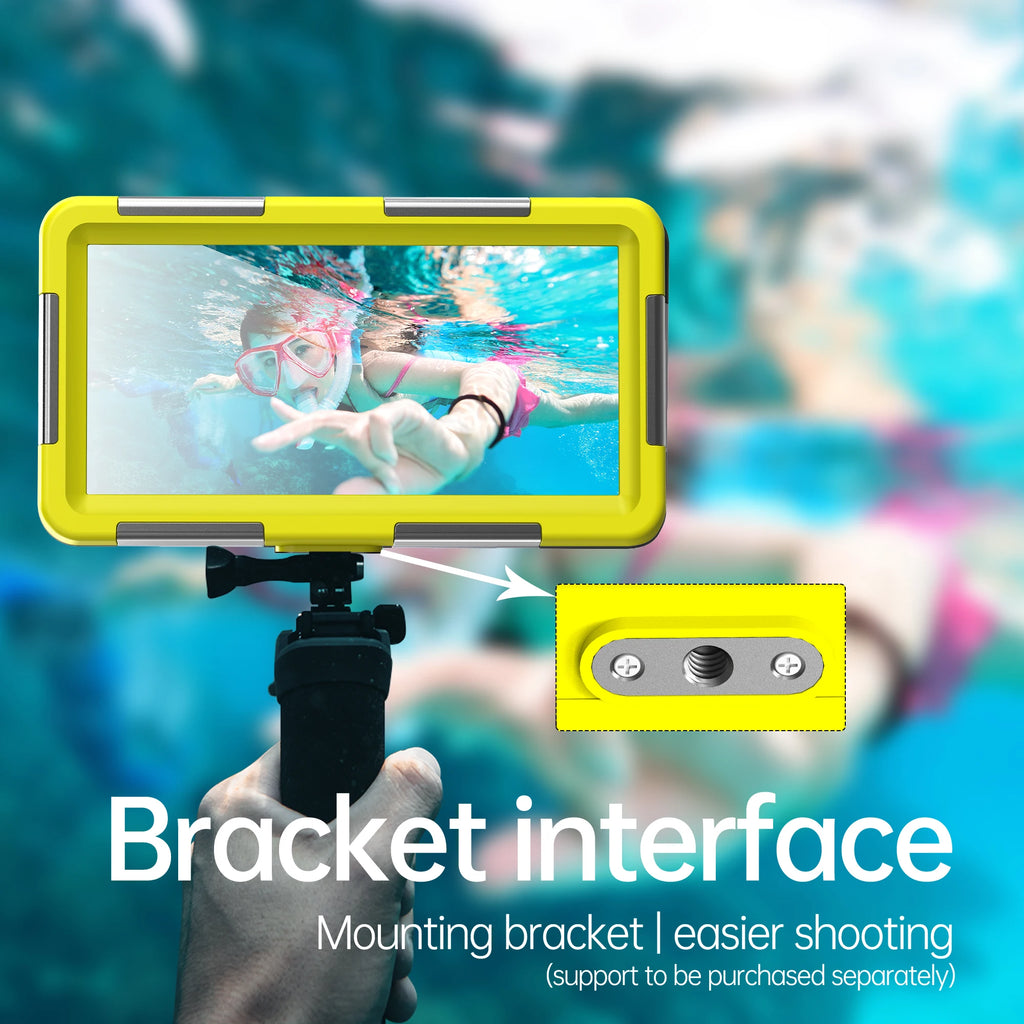 Cover resistente, impermeabile fino a 15 m/50 ft, custodia universale impermeabile per smartphone da 6,9 pollici, IP68, fotografia subacquea professionale