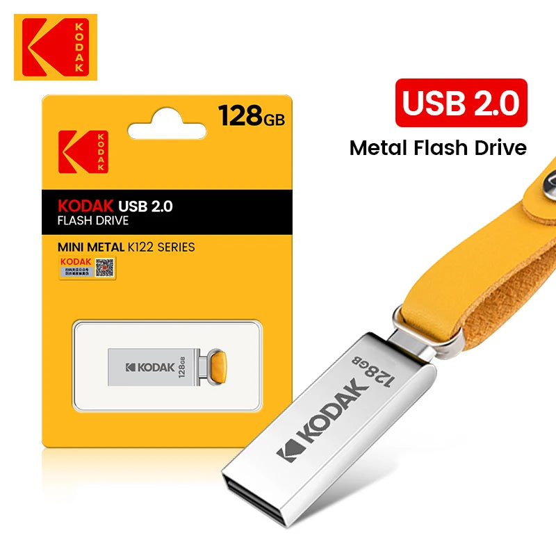 KODAK Pen Drive USB 2.0 32GB 64GB 128GB K122 USB Flash Drive Memory Pendrive
