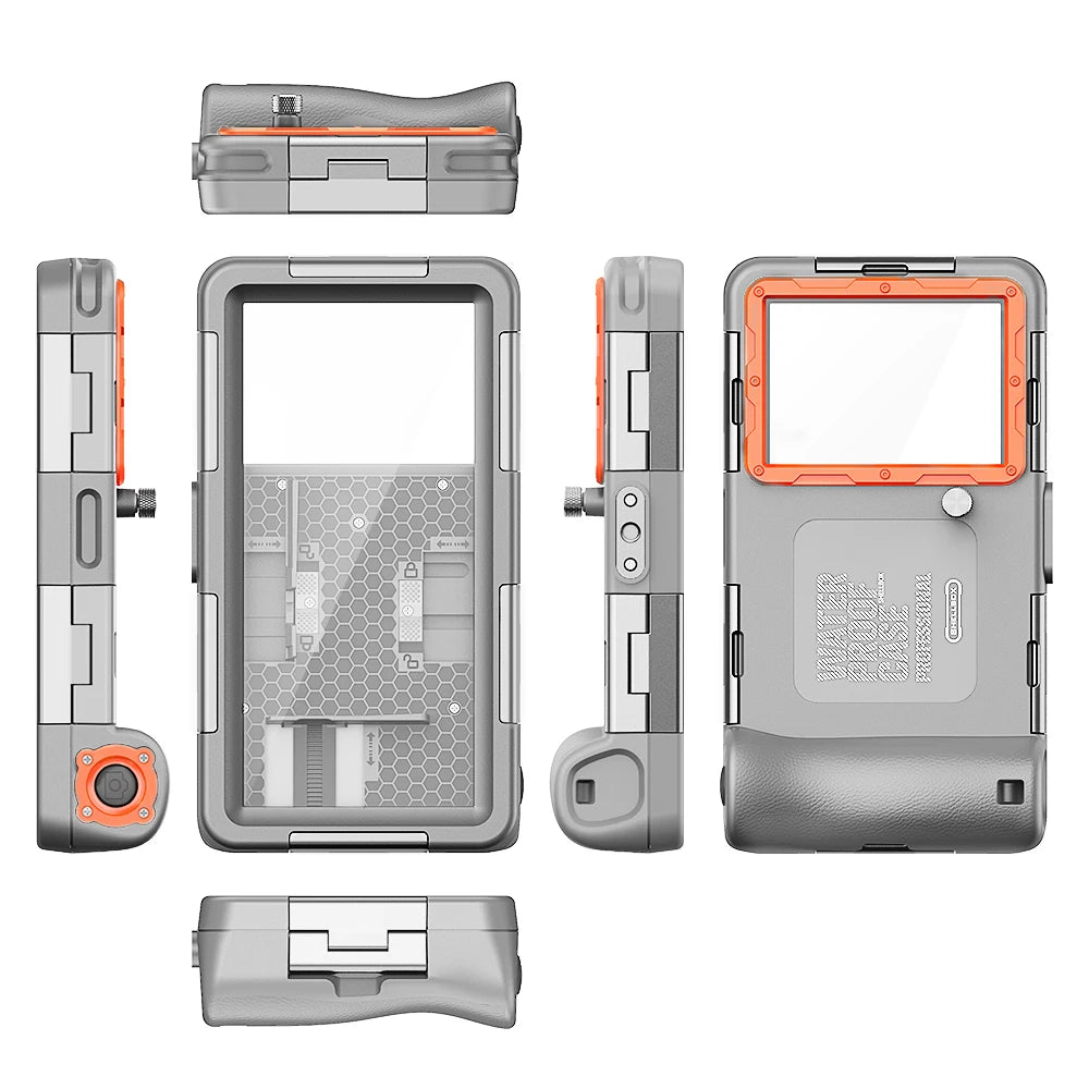 Cover resistente, impermeabile fino a 15 m/50 ft, custodia universale impermeabile per smartphone da 6,9 pollici, IP68, fotografia subacquea professionale